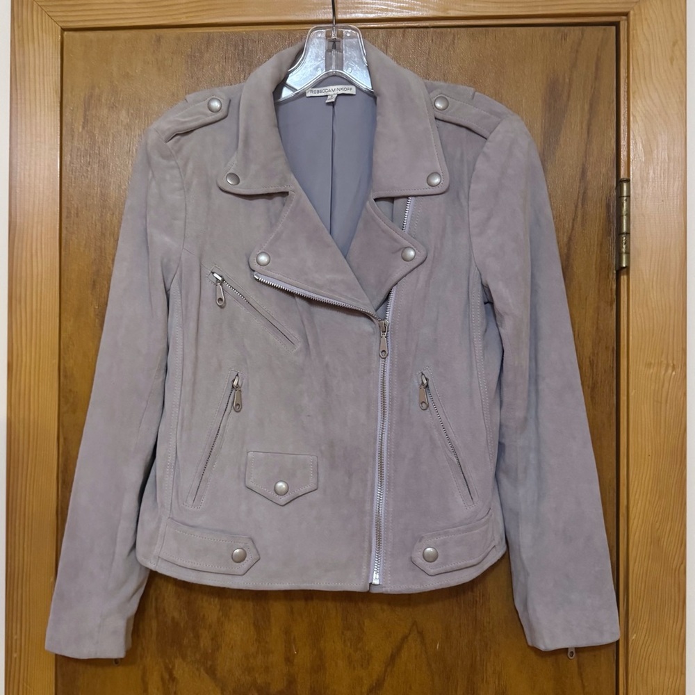 Rebecca Minkoff Suede Moto Jacket